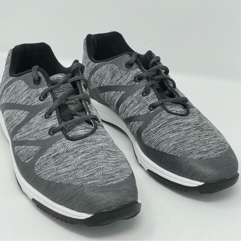 FootJoy | Gray White Leisure Spikeless Lace Up Golf Shoes